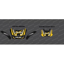 Kit décoration Limited Can Am (Jaune) - coffre origine Avant + Arrière BRP