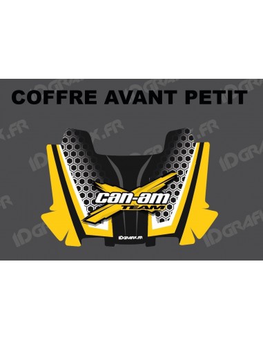 Kit décoration X Limited Jaune Can Am - petit coffre AV origine BRP