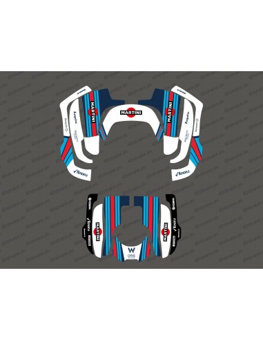 Adesivo F1 Williams Edition - Husqvarna AUTOMOWER 435-535 AWD Robot rasaerba