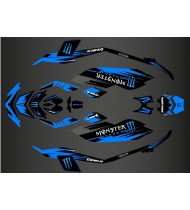 Kit de decoració Full Monster Edition (Blau) per a Seadoo Spark -idgrafix