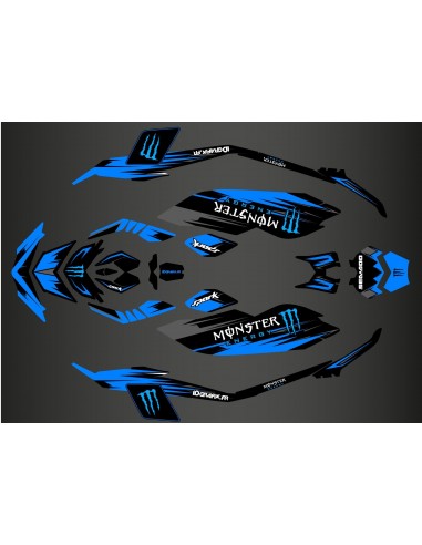 Kit de decoració Full Monster Edition (Blau) per a Seadoo Spark -idgrafix