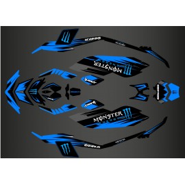 Kit dekor Full Monster Edition (Blau) für Seadoo Spark