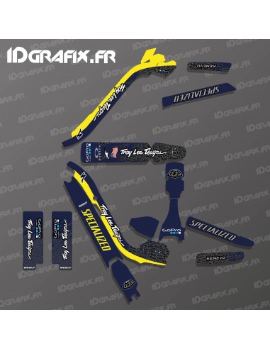 Kit deco Troy Lee Edition Full (Blue/Yellow) - Specialized Kenevo