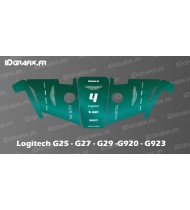 Aston Martin F1 Edition Decal - Logitech G25-27-29-920-923 Simulator Steering Wheel