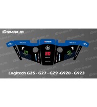 Quartararo GP Edition Aufkleber – Logitech G25-27-29-920-923 Simulator-Lenkrad