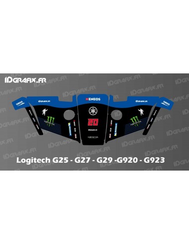 Adesivo Quartararo GP Edition - Volante del simulatore Logitech G25-27-29-920-923