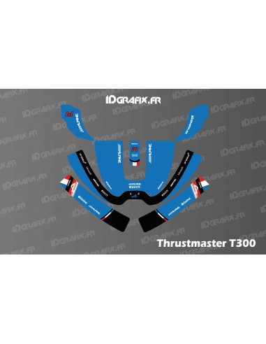 Alpine F1 Edition Sticker - Thrustmaster T300 Simulator Steering Wheel