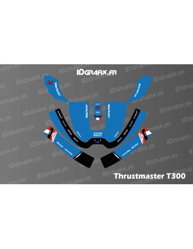 Sticker Alpine F1 Edition - Volant Simulateur Thrustmaster T300