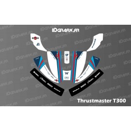 Martini F1 Edition Sticker - Thrustmaster T300 Simulator Steering Wheel-idgrafix