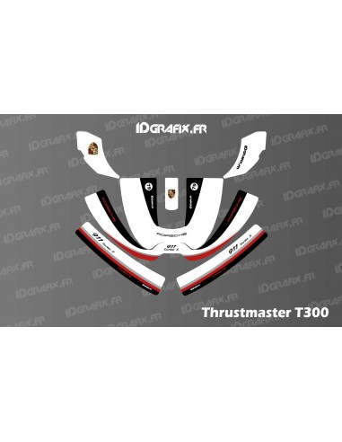 Porsche Edition Sticker - Thrustmaster T300 Simulator Steering Wheel