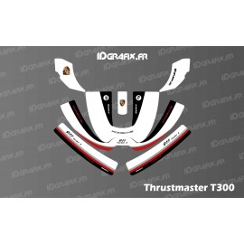 Porsche Edition Sticker - Thrustmaster T300 Simulator Steering Wheel-idgrafix