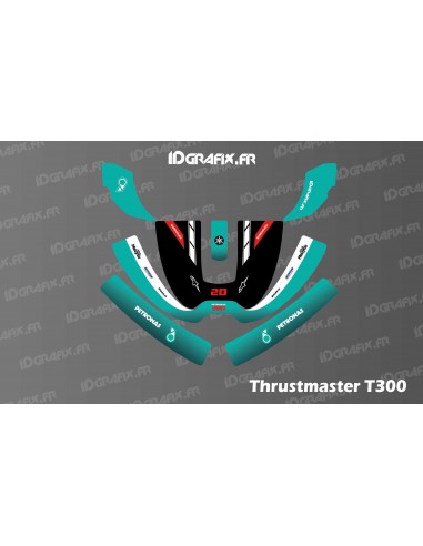 Quartararo Edition Sticker - Thrustmaster T300 Simulator Steering Wheel