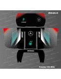 Mercedes F1 Edition Aufkleber - Fanatec CSL Elite-Simulator-Lenkrad