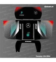 Mercedes F1 Edition sticker - Fanatec CSL elite simulator steering wheel