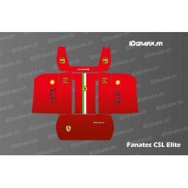 Pegatina Ferrari F1 Edition - Volante del simulador Fanatec CSL elite -idgrafix