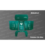 Adesivo Aston F1 Edition - Volante del simulatore d'élite Fanatec CSL
