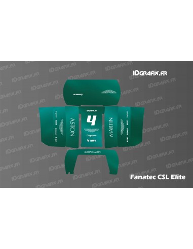 Adhesivo Aston F1 Edition - Volante simulador Fanatec CSL elite