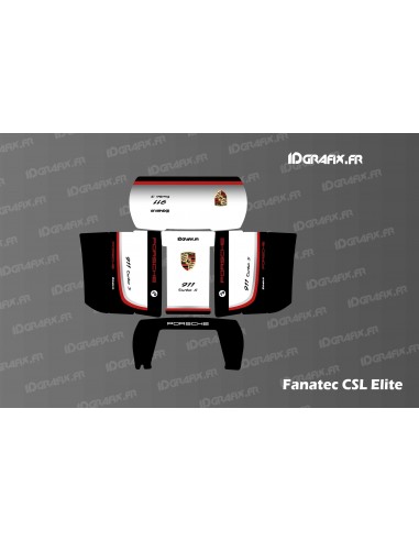 Adesivo Porsche Edition - Volante del simulatore Fanatec CSL Elite