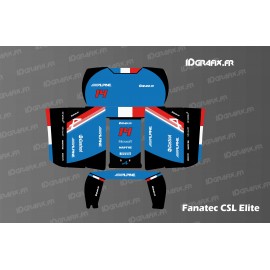 Aufkleber Alpine F1 Edition - Fanatec CSL Elite-Simulator-Lenkrad