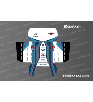 Etiqueta engomada de la edición de Martini F1 - Volante del simulador de élite de Fanatec CSL