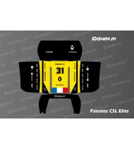 Adesivo Renault F1 Edition - Volante del simulatore Fanatec CSL elite