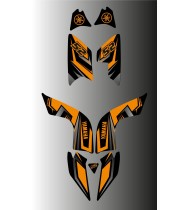 Kit decorazione Fury Edition (Grigio/Arancione) - IDgrafix - Yamaha 700 Raptor