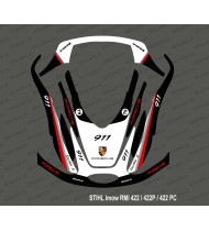 Porsche Edition sticker - Stihl Imow 422 robotic lawnmower