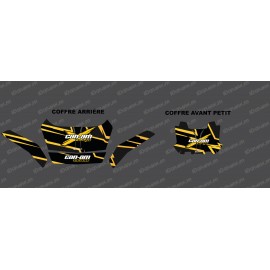 Can Am Feature edition decoration kit (Yellow) - original trunk Front + Rear BRP