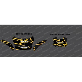 Kit décoration Feature edition Can Am (Jaune) - coffre origine Avant + Arrière BRP