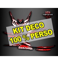 Kit de decoració 100 % personalitzat per Seadoo RXT 260 (S3 buc) -idgrafix