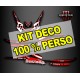 Kit dekor 100 % persönlich für Seadoo RXT 260 (S3-rumpf) -idgrafix