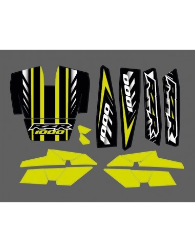 Kit deco partiel RZR Speed (Jaune Lime) - M.Boussac