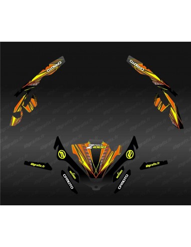 Speed Edition decoration kit (Orange) - Idgrafix - CF Moto ZForce Sport