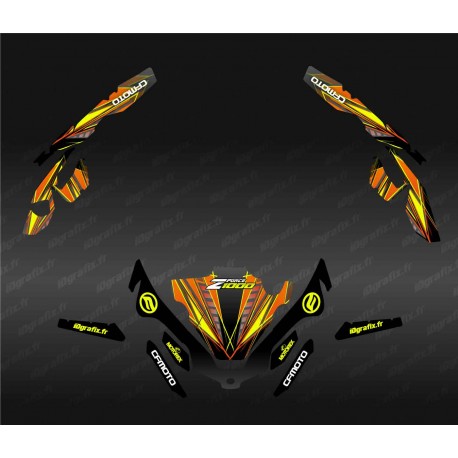 Kit decoration Speed Edition (Orange) - Idgrafix - CF Moto ZForce 1000 Sport-idgrafix