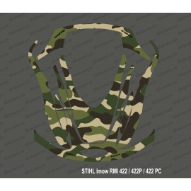 Camo sticker (green) - Stihl Imow 422 robot mower-idgrafix
