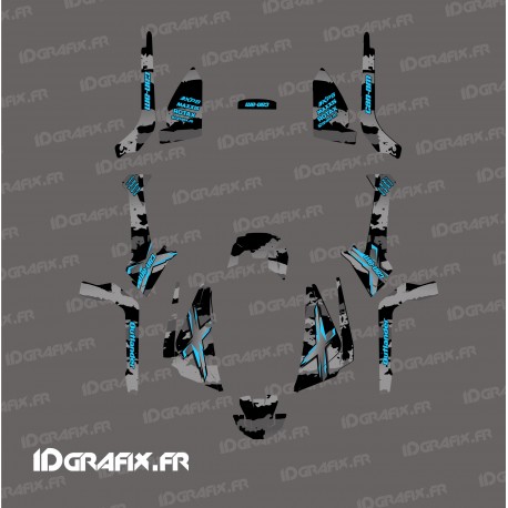 Kit decoration Light Snatch (Grey-Blue) - IDgrafix - Can Am 1000 Outlander G2 - IDgrafix