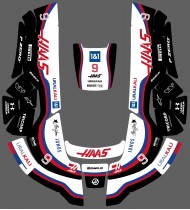 Sticker Haas F1 Edition - Husqvarna AUTOMOWER robot mower