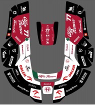Sticker Alfa Romeo F1 Edition - Husqvarna AUTOMOWER mowing robot
