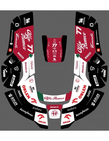 Sticker Alfa Romeo F1 Edition - Husqvarna AUTOMOWER robotic lawnmower - Idgrafix