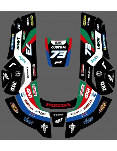 Sticker LCR Honda GP Edition - Husqvarna AUTOMOWER robotic lawnmower - Idgrafix