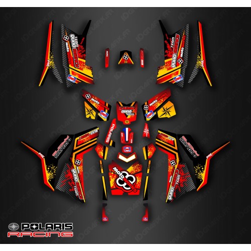 Kit deko-Team 2015 (Full) - IDgrafix - Polaris Scrambler 850/1000