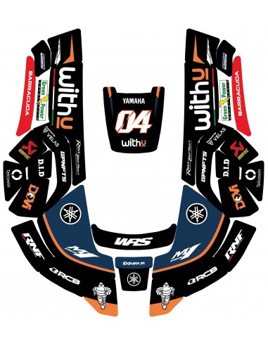 Adesivo RNF Yamaha GP Edition - Rasaerba robotizzato Husqvarna AUTOMOWER - Idgrafix