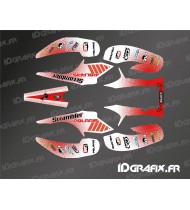 Kit décoration 100% Perso Rouge - IDgrafix - Polaris 500 Scrambler (avant 2012)