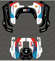 Pegatina F1 BMW Racing Edition - Robot cortacésped Husqvarna AUTOMOWER 435-535 AWD