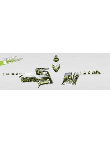 Kit de decoración de Camuflaje (Verde) - IDgrafix - Polaris 850 /1000 XPS