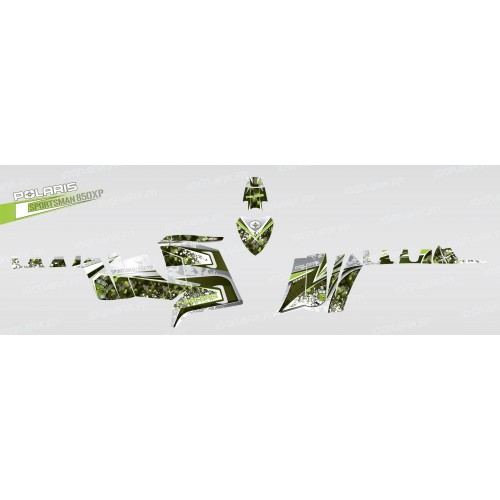 Kit décoration Camo (Vert) - IDgrafix - Polaris 850 /1000 XPS