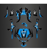 Kit de decoración Gorilla Series Full (Azul/Gris) - IDgrafix - Can Am Outlander (G2)