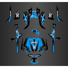 Kit dekor Gorilla Series Full (Blau/Grau) - IDgrafix - Can Am Outlander (G2)