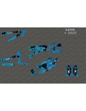Kit deco Brush Edition Full (blau) - Specialized Levo (després del 2022)