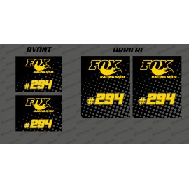 Shock Absorber Cartridge Stickers - Can Am X3 - IDgrafix
